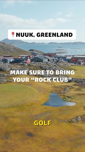 Random Golf Club on Instagram: "Extremely rocky terrain has made Nuuk, Greenland home to one of the most rugged golf courses in the world. You might want to add a special “rock club” to your bag when you visit. 🪨 Catch our journey with @eccogolf to the northernmost green grass golf course and explore this tight-knit golf community that’s thriving in such an unlikely place. Link in bio."