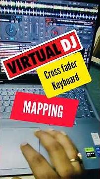 Virtual DJ Crossfader Keyboard Shortcuts Mapping Tutorial #virtualdj #crossfader #mapping #tutorial