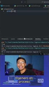 Operadores de comparación en python.
