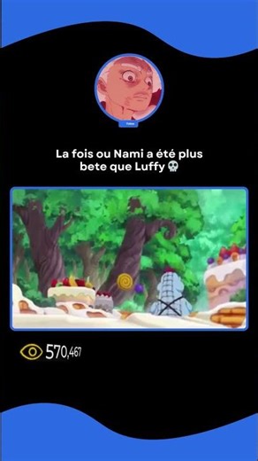 Nami fait une Luffy 🐊 #onepiece