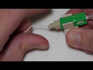 How to make a fiber optic cable