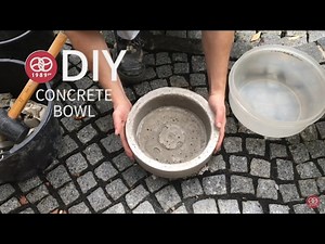 Concrete Bowl - Quick DIY [1/2]