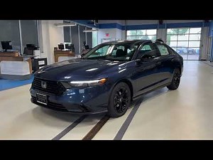 2025 Honda Accord SE | Canyon River Blue with Black Interior