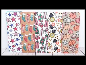 Beautiful Handmade Bookmarks from Cardstock and Scrapbook Paper | DIY Bookmarks | Nanda's Crafts