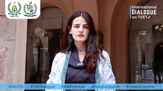 3.1K views · 45 reactions | At the International Dialogues on TVET in the Shifting Socio-Economic Paradigm, Ms. Vanera Fusha, International Development Expert from Kosovo, shared her expert perspectives on advancing skills development and fostering socio-economic transformation. #TVET #skillsdevelopment #socioeconomictransformation #futureofwork #internationaldialogues #leadershipdevelopment #kosovo | National Vocational and Technical Training Commission (NAVTTC) | Facebook