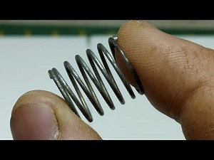 How to make a compression spring (Step by Step)