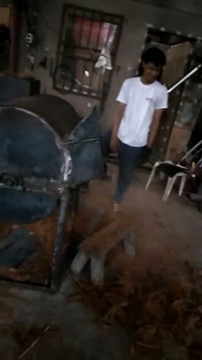 PORTABLE COCONUT HUSKS' FIBER DECORTICATING MACHINE