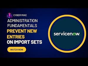 Prevent New Record Inserts While Using Import Sets | ServiceNow System Admin Fundamentals