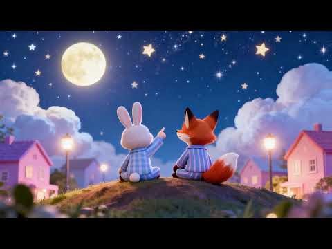 Sparkly Night Sky ⭐✨ Calm & Magical Kids Song | Sing Along