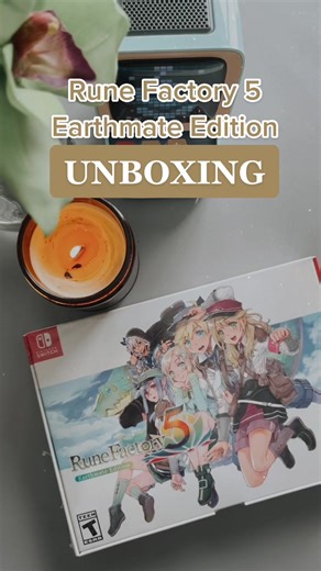 Unbox the Rune Factory 5 Earthmate Edition with me! @xseedgames #nintendoswitch #gaming #switchgame #cozygames #cozygamer #cozygaming #unboxing