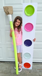 DIY Giant Paintbrush and Paint Tray using all items from @dollartree . . . #diy #diycrafts #photoprops #backtoschool #backtoschoolphotos | Rachael Collins