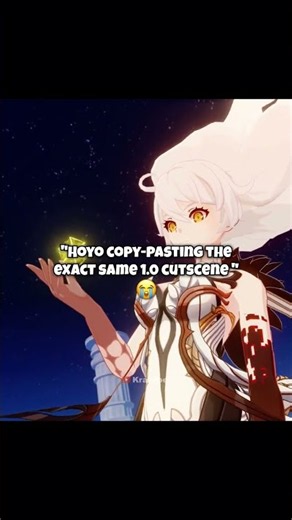 Hoyo Copy-Pasting The Exact Same 1.0 Cutscene💔#genshinimpact #genshinshorts