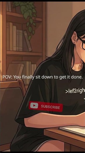 POV: Time to lock in and focus 📚🎧 #lofi #left2right