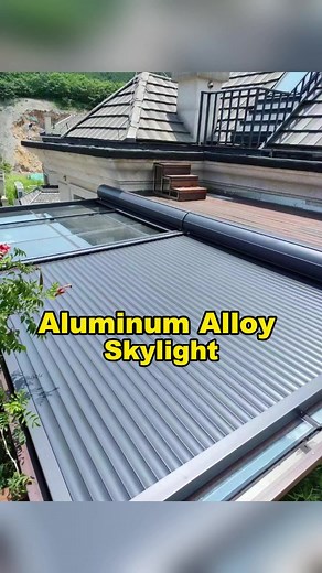 Modern Aluminium Alloy Skylight Design for Outdoor Living