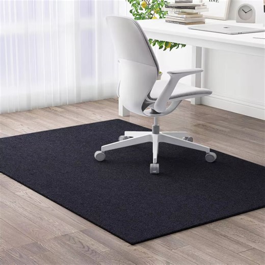 VIKAMA Soundproof Study Room Computer Chair Floor Mat Wooden Floor Protection Pad Wear-Resistant Study Chair Carpet Home Decor | Lazada Singapore