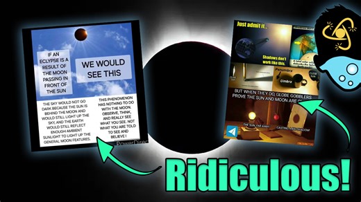 Debunking Flat Earth Memes: Earth & Eclipses | Scimandan