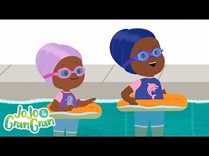 It's Time for a Swimming Lesson | JoJo and Gran Gran Official