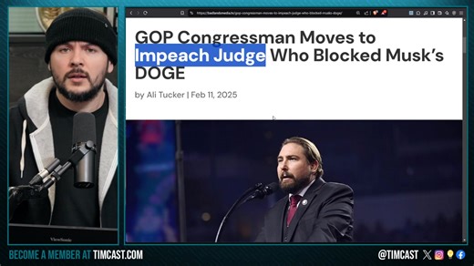 GOP Rep Files TO IMPEACH Judge Who BLOCKED Elon Musk & DOGE, CNN Warns CONSITITUIONAL CRISIS Is Here | Tim Pool