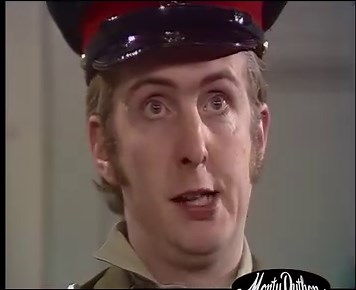 🚨Looking for new cowardly recruits🚨 Benefits include: Travel ✅ Waterskiing ✅ #MontyPython #FlyingCircus #TV #ArmyProtectionRacket #GrahamChapman #EricIdle | Monty Python