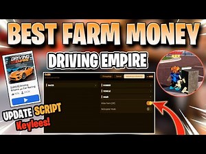 DRIVING EMPIRE SCRIPT *NO KEY* INFINITE MONEY, AUTO RACE, AUTO ROB & MORE! ✅🏎️