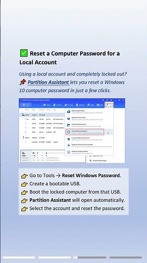 How to Reset a Windows 10 Computer Password (Easy Fix) #windows #password #reset #pctips
