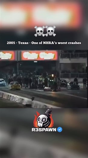 When 300 km/h goes wrong 🏴‍☠️💥•¥ •¥ 2005 — NHRA Fall Nationals at Texas Motorplex ⚡ Bruce Allen’s Pro Stock Pontiac snaps sideways mid-run and crosses into Kenny Koretsky’s lane 😳 Koretsky slams into Allen’s side at full speed — the Pontiac explodes into pieces 💀 •¥ Both driver walks away • incredibly lucky 😇 •¥ 👉 Follow @respawndriver for more daily 🔥👇🏼 •¥ #NHRA #BruceAllen #KennyKoretsky #TexasMotorplex #fallnationals #highspeed #motorsports #racingaddict #racingcrash #carcrash #r3spa