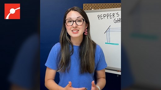 2.6K views · 66 reactions | Did you know you can create your own hologram at home? Alex Dainis shows how to create the Pepper’s Ghost illusion using items you have around your house! #Illusion #Hologram #PeppersGhost | Museum of Science, Boston | Facebook