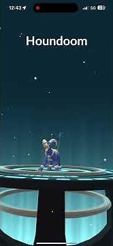 Wild Area 2025 Shiny Houndour Encounter plus Evolution into Shiny Mega Houndoom in Pokémon Go