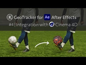 Integration with Cinema 4D – GeoTracker for After Effects Tutorial