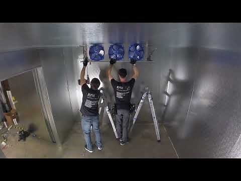 Walk In Cooler Install Video 2019. Full 2 Days.