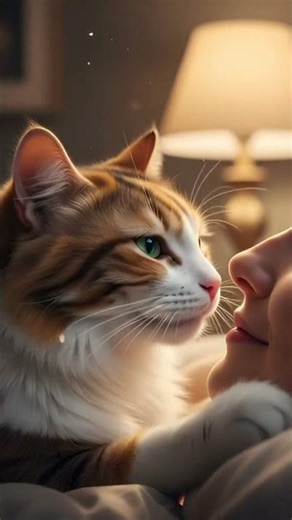 A Sweetly Sarcastic Kiss: Cat Sniffs Feet, Then Kisses Face! #cat #cutecat