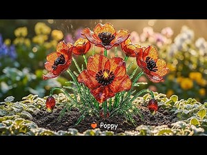 Which Glass Flower Would You Like to Grow? | AI Satisfying ASMR | Anna AI ASMR