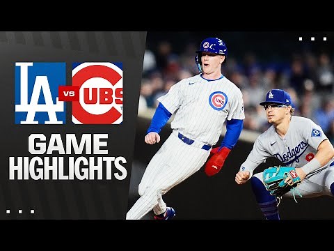 Dodgers vs. Cubs Game Highlights (4/22/25) | MLB Highlights