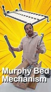 Murphy bed mechanism space saving bed space saving furniture #fascinationseating #hardware #sofa #furnitureshop #furniture | fascination_seating