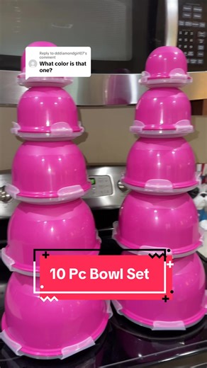 Dragonfruit and Kiwi 10 Pc Bowl Set for Your Kitchen