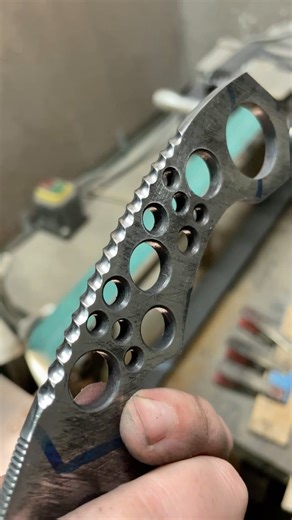 Fancy Filework on a Karambit