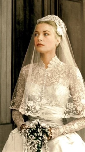Lola on Instagram: "Grace Kelly’s marriage to Prince Rainier III of Monaco was one of the most iconic royal weddings of the 20th century. The Hollywood actress and the prince met in 1955 during the Cannes Film Festival, and their romance quickly blossomed. Their engagement was announced later that year, and on April 18, 1956, they had a civil ceremony, followed by a grand religious wedding on April 19 at Monaco’s Saint Nicholas Cathedral. The event was a global sensation, covered extensively by 
