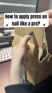 How to Apply Press-On Nails So They Actually Last | Beginner Tutorial #nailtech #nailtutorial