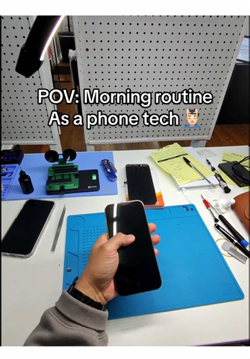 My Morning Routine as a Phone Repair Technician