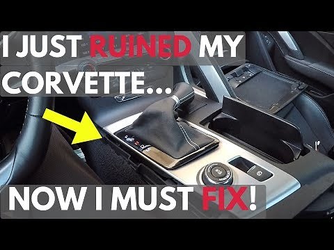 How to Take Apart C7 Corvette Center Console