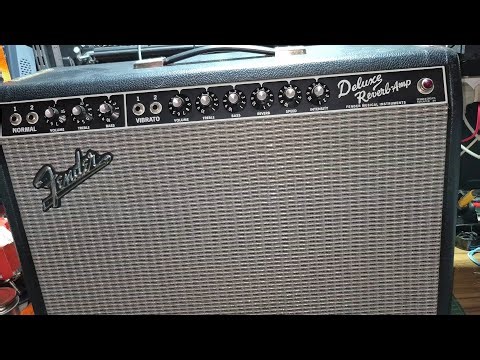 Fender Deluxe Reverb 65 Reissue Guitar Amplifier full Service and Mods