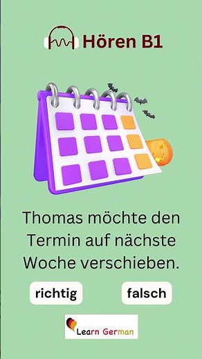 B1 Hören üben | Übung 8 | German Listening Practice B1 | Learn German