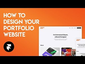 How To Make A Design Portfolio Website in Framer