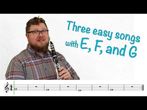 3 Easy Songs - Clarinet