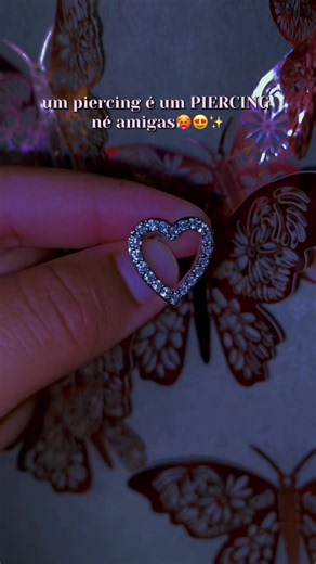 Piercing de umbigo formato coração💖#TikTokShop
