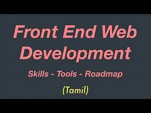 Frontend Web Development | Skills | Language & Tools | Roadmap | Tamil