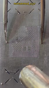 cpu reballing #cpu #cpu reballing #fix cpu | Mohammed Syr