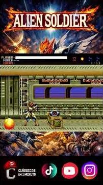 Alien Soldier #games #nostalgia #aliensoldier #megadrive #retrogaming #classicosem1minuto