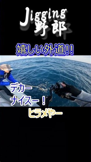 近海ジギング嬉しい外道!! #志摩沖ジギング #志摩沖 #my漁船 #ジギング野郎