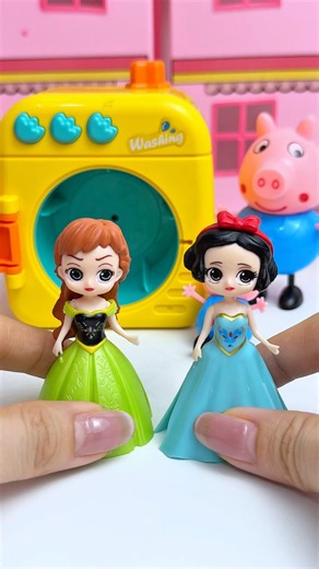 ASMR Toy Unboxing Disney Princess & Peppa Pig Set Toy | Satisfying Toy Sounds #shorts